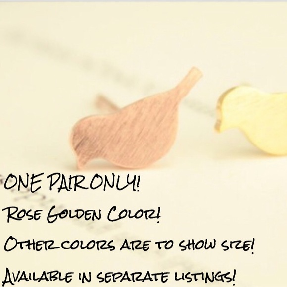NEW!๐๐ROSE๐๐GOLDEN LITTLE BIRDS๐๐LOVE THESE! - Picture 6 of 8